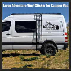 Off road Vehicle Stickers Mountain Range Compass Navigation Car Stickers