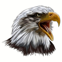 Bald Eagle Windshield Decorative Stickers - Cartoon Car Scratch Cover
