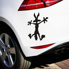 Cartoon Car Stickers Set - Fun Decals for Bumpers, Windows & Scratches