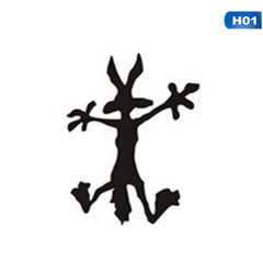Cartoon Car Stickers Set - Fun Decals for Bumpers, Windows & Scratches