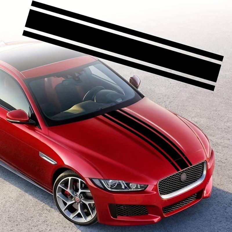 46cmx 22 Car Hood Stripe Sticker Auto Racing Body Side Stripe Decal