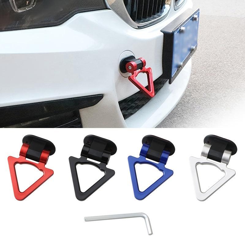 Triangle Car Tow Hook Auto Trailer Hook Decor Bumper Sticker Universal