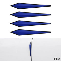 4pcs 3D Car Door Protector Rubber Wall Guard Safety Bumper