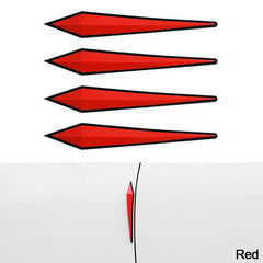 4pcs 3D Car Door Protector Rubber Wall Guard Safety Bumper