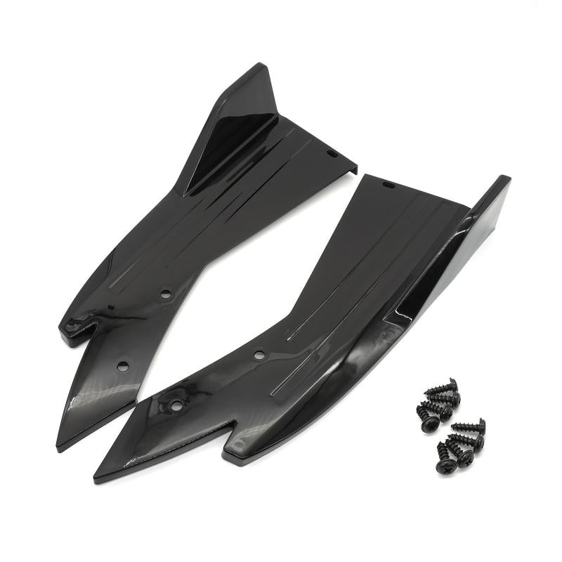 Car Rear Bumper Lip Carbon Fiber ABS Universal Protector Bumper Lip Strip Spoile