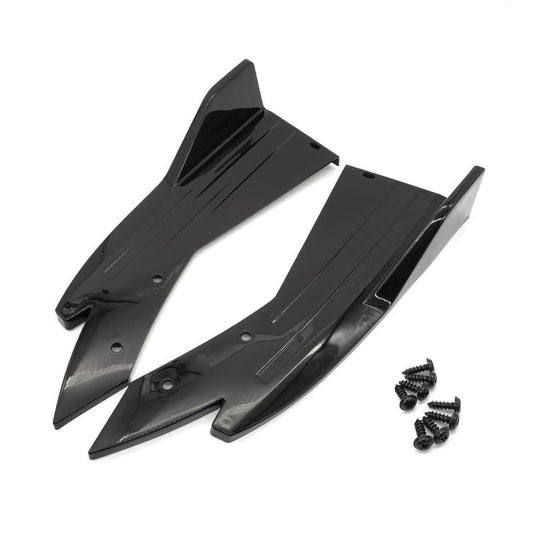 Car Rear Bumper Lip Carbon Fiber ABS Universal Protector Bumper Lip Strip Spoile