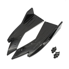 Car Rear Bumper Lip Carbon Fiber ABS Universal Protector Bumper Lip Strip Spoile
