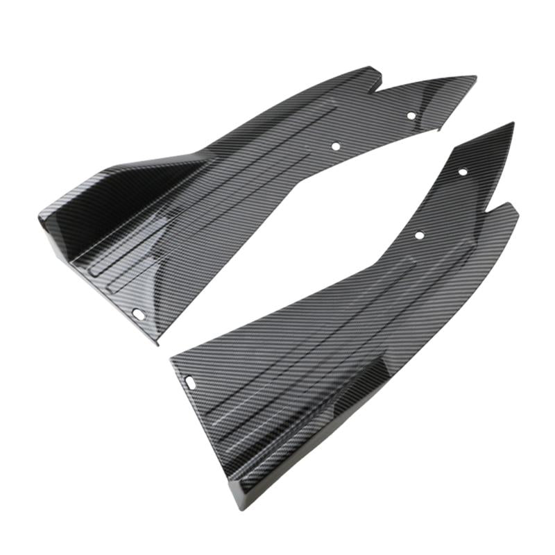 Car Rear Bumper Lip Carbon Fiber ABS Universal Protector Bumper Lip Strip Spoile