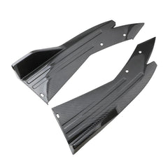Car Rear Bumper Lip Carbon Fiber ABS Universal Protector Bumper Lip Strip Spoile