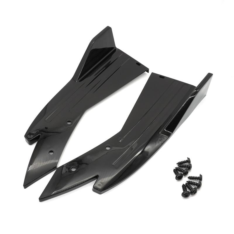 Car Rear Bumper Lip Carbon Fiber ABS Universal Protector Bumper Lip Strip Spoile