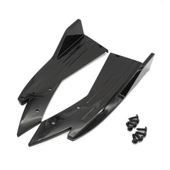 Car Rear Bumper Lip Carbon Fiber ABS Universal Protector Bumper Lip Strip Spoile