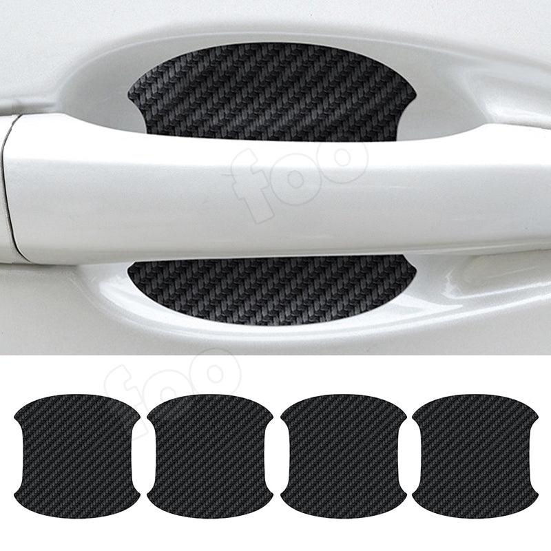 Car Door Bowl Stickers Carbon Fiber Pattern Handle Stickers 4pcs/8pcs Set