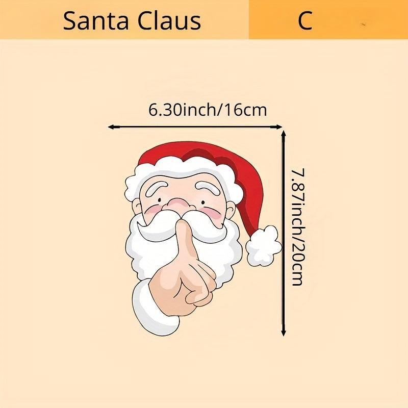 Christmas Festive Santa Claus Car Sticker
