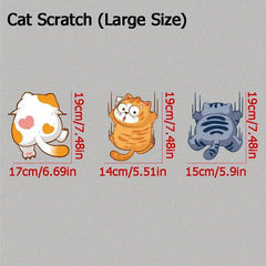 Cartoon Cat Stickers for Fun & Personality in Your Car