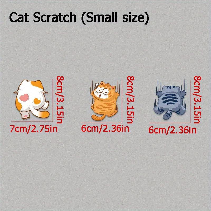 Cartoon Cat Stickers for Fun & Personality in Your Car