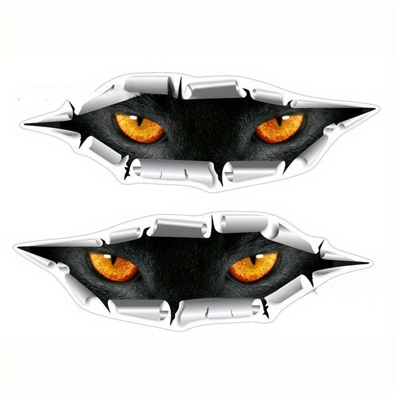 Cat Eye Waterproof Car Sticker Monster Eyes Styling Auto Accessories