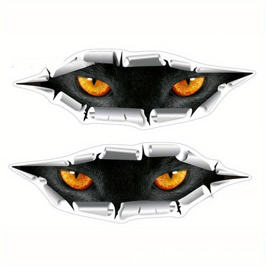 Cat Eye Waterproof Car Sticker Monster Eyes Styling Auto Accessories
