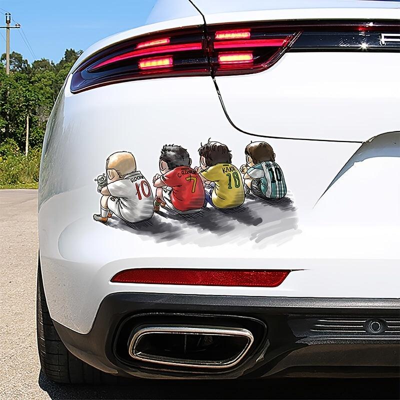 Football Fan Car Stickers - Make Your Car Stand Out!