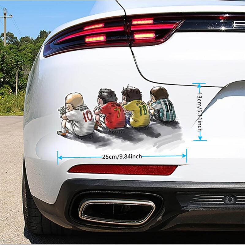 Football Fan Car Stickers - Make Your Car Stand Out!