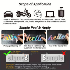 Skeleton Waterproof Vinyl Stickers for Vehicles Motorcycles Helmets