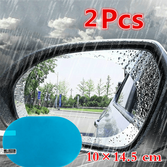 2 Pcs Car Rearview Mirror Rainproof Anti-Fog Protective Film