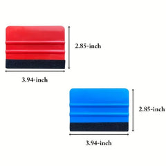 4PCS Felt Edge Squeegee Car Wrapping Tool 10 16 Cm Vinyl Wrap Squeegee