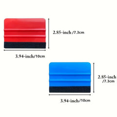 4pcs Felt Edge Squeegee Car Wrapping Tool 10 16 Cm Vinyl Wrap Squeegee