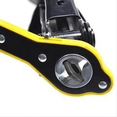 All Purpose Ratchet Wrench & Adapter Set - Car Repair Toolkit Essential