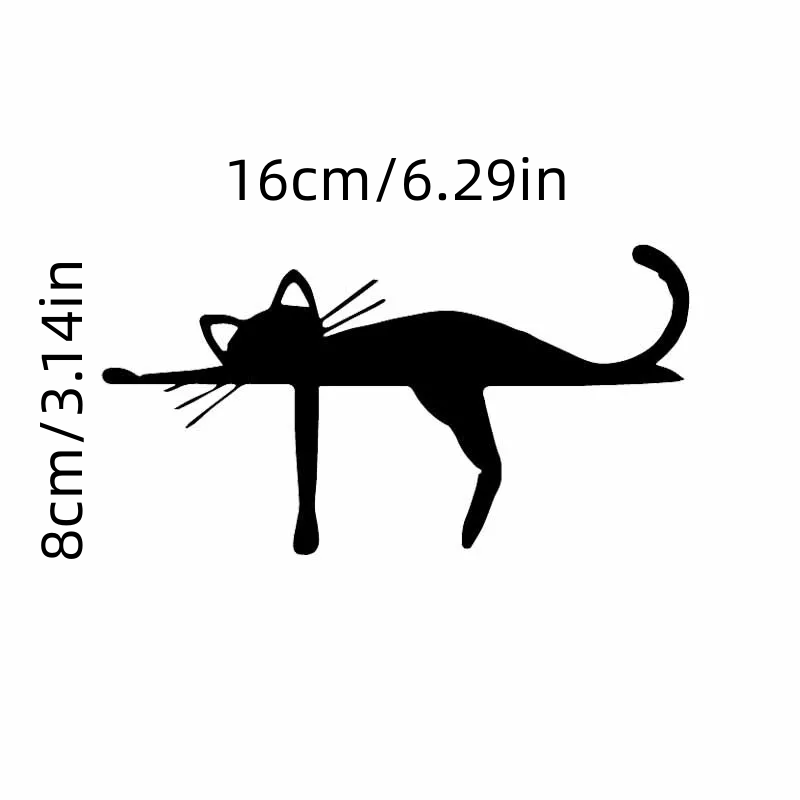 Cat Car Decoration Decals for Various Models 3in 3.15in