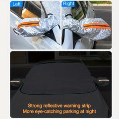 Car Magnetic Windproof UV Light Snow Dust Cover Winter Thickening Frost Cover