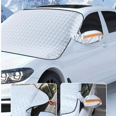 Car Magnetic Windproof UV Light Snow Dust Cover Winter Thickening Frost Cover