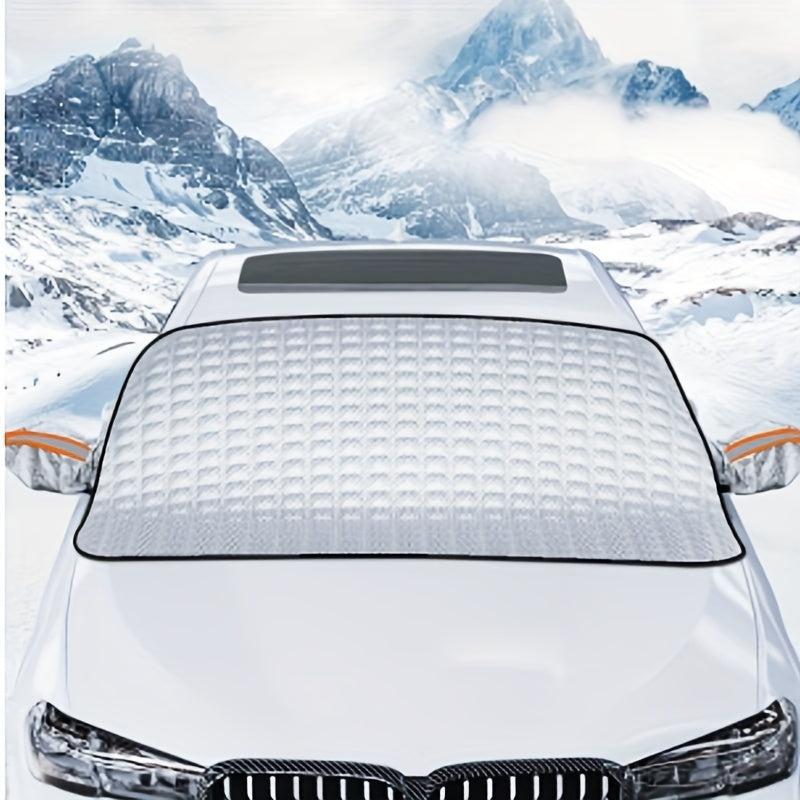 Car Magnetic Windproof UV Light Snow Dust Cover Winter Thickening Frost Cover