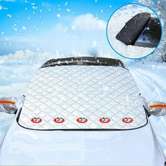 Car Magnetic Windproof UV Light Snow Dust Cover Winter Thickening Frost Cover