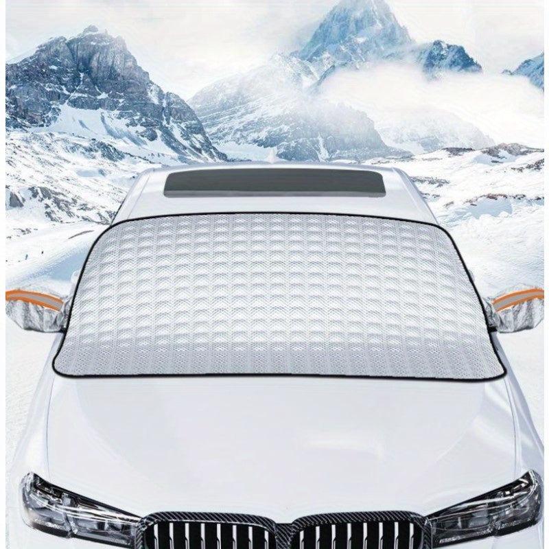 Car Magnetic Windproof UV Light Snow Dust Cover Winter Thickening Frost Cover