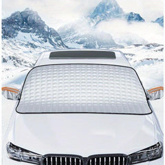 Car Magnetic Windproof UV Light Snow Dust Cover Winter Thickening Frost Cover
