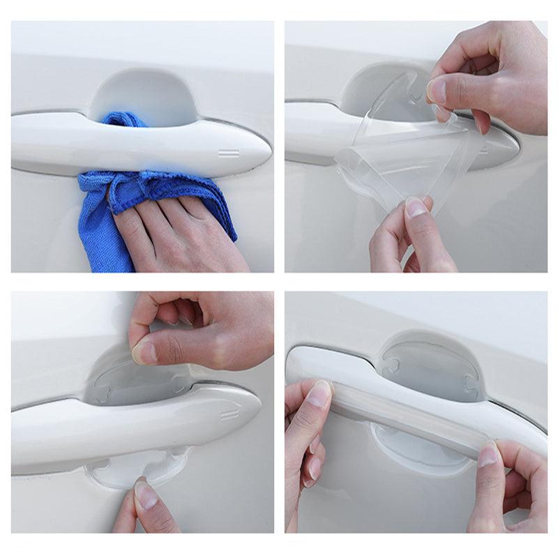 Car Door Handle Bowl Scratch Protector Stickers