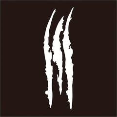 Reflective Monster Claw Scratch Marks Car Sticker