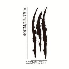 Reflective Monster Claw Scratch Marks Car Sticker