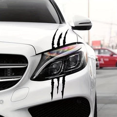 Reflective Monster Claw Scratch Marks Car Sticker