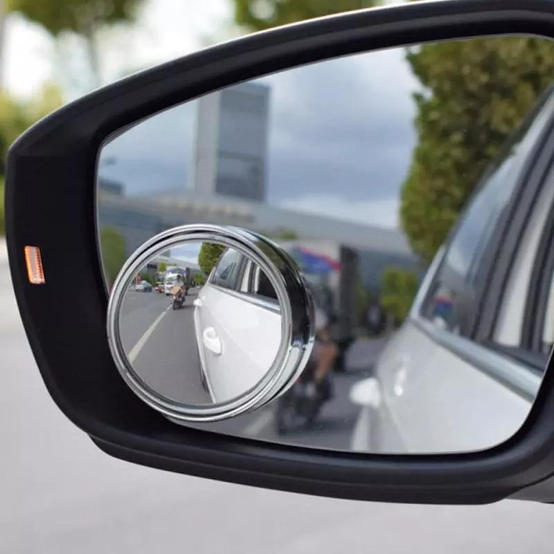 2PCS 360 Adjustable Blind Spot Mirrors Improve Rearview Visibility