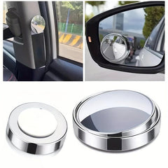 2PCS 360 Adjustable Blind Spot Mirrors Improve Rearview Visibility