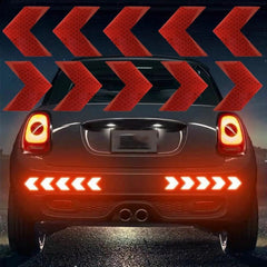 10pcs Reflective Arrow Sign Tape Assorted Colors Self Adhesive Car Sticker