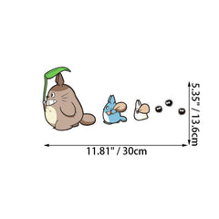 Personalized Anime Car Stickers Creative Funny Dinosaur Scratch Glass Decoration