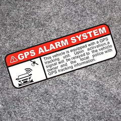 Reflective Anti Theft GPS Car Sticker - Protect Your Vehicle