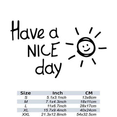 Fun & Reflective 'Have A Nice Day' Car Stickers