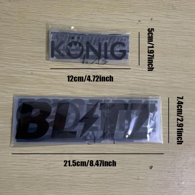 13pcs Racing Sponsor Logos Set Reflective Vinyl Decals
