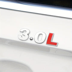 Metal Solid Displacement Tail Mark Digital Stickers