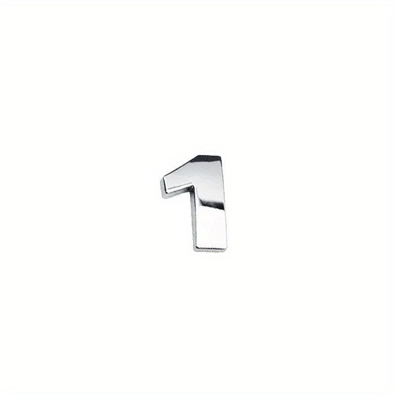 Metal Solid Displacement Tail Mark Digital Stickers