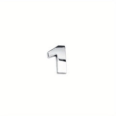 Metal Solid Displacement Tail Mark Digital Stickers