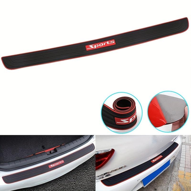 Car Trunk Door Sill Protector Rubber Strip Bumper Guard Scratch
